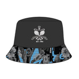 Corsica Cotton Twill Bucket Hat w/ Printed Brim