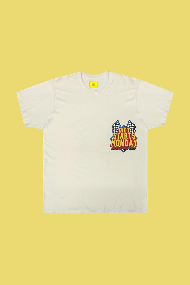 Demolition Tee-Antique White