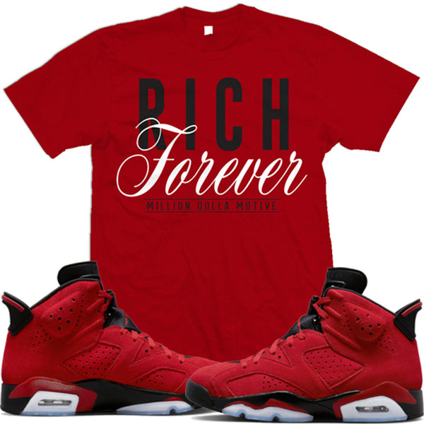 Rich Forever - Red T-Shirts