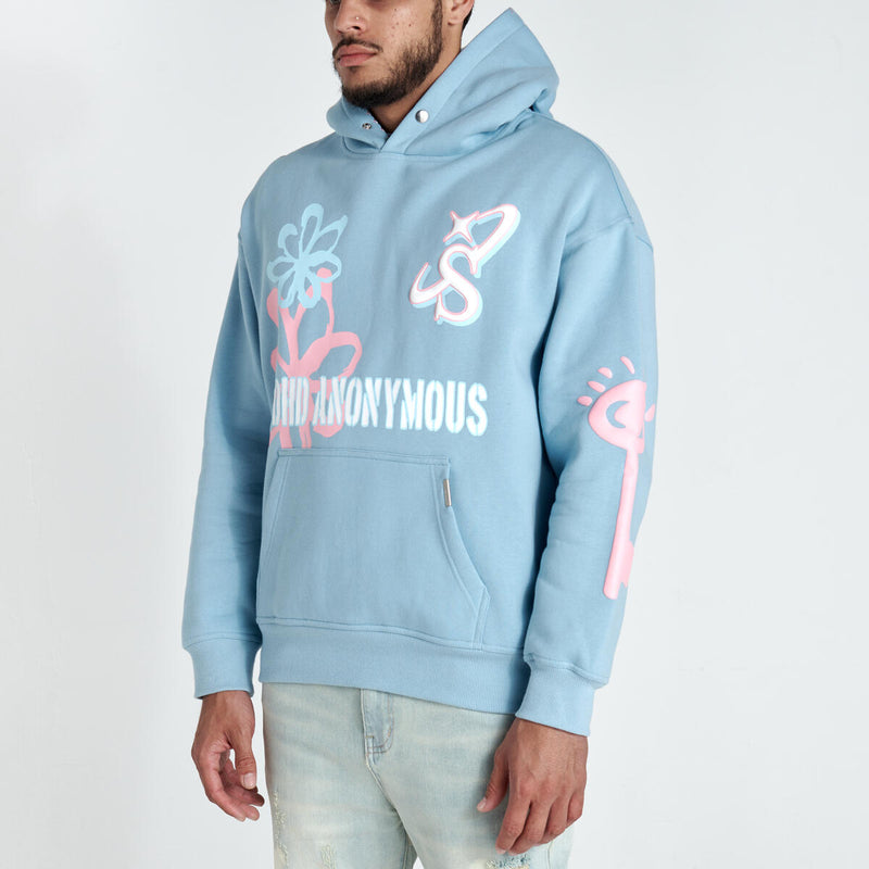 "ADHD" HOODIE (BLUE)