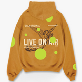 LIVE ON AIR HOODIE-AMBER