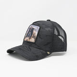 trucker hat black camouflage (GS185)