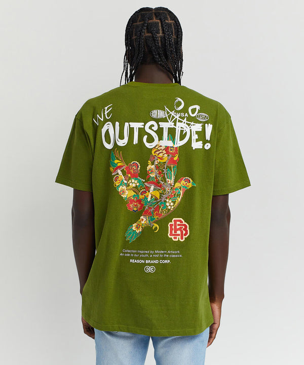 We Outside Tee-OLIVE