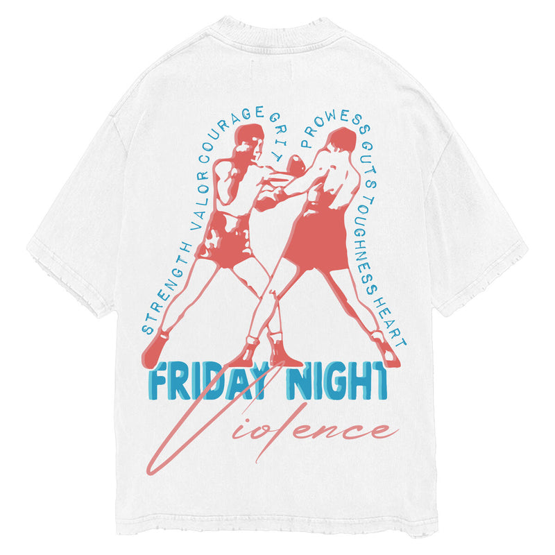 "FRIDAY NIGHT" TEE (WHITE)