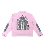 NO MERCY TWILL JACKET-PINK