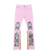 NO MERCY TWILL PANTS-PINK