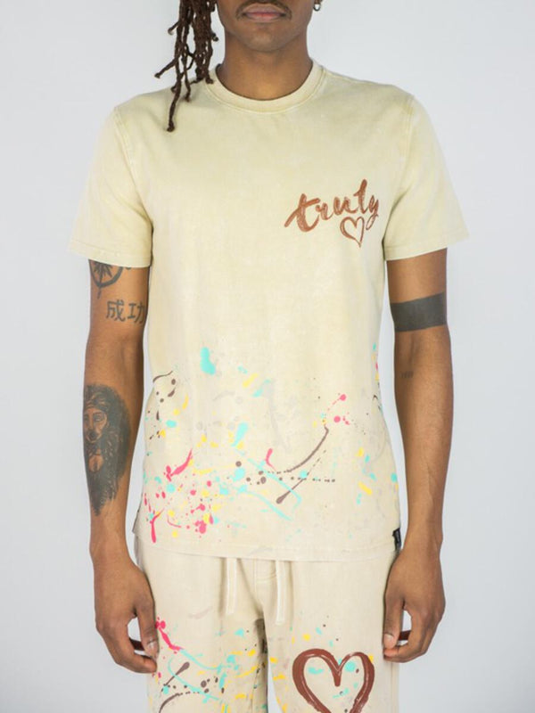 TRULY YOURS GRAPHIC TEE-KAKHI