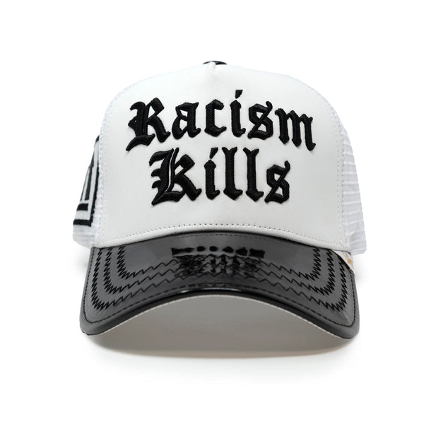 Gold Star hat (GS268)-White & Black