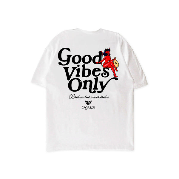 GOOD VIBES TEE -NATURAL