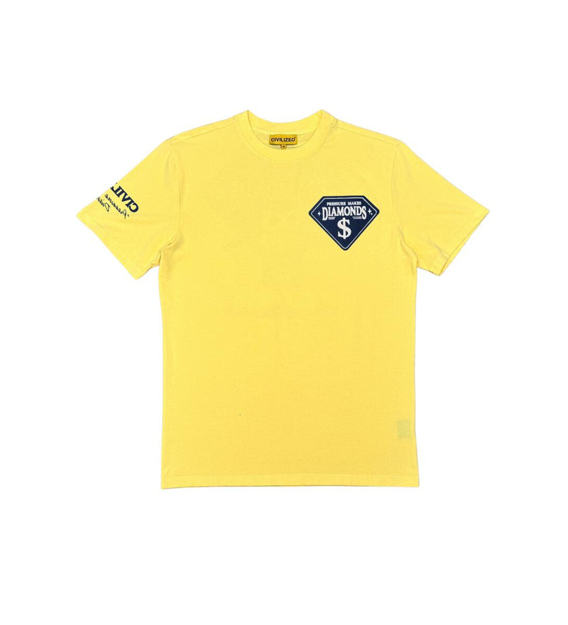 CIVILIZED DIAMONDS TEE (CV5641 LEMON)