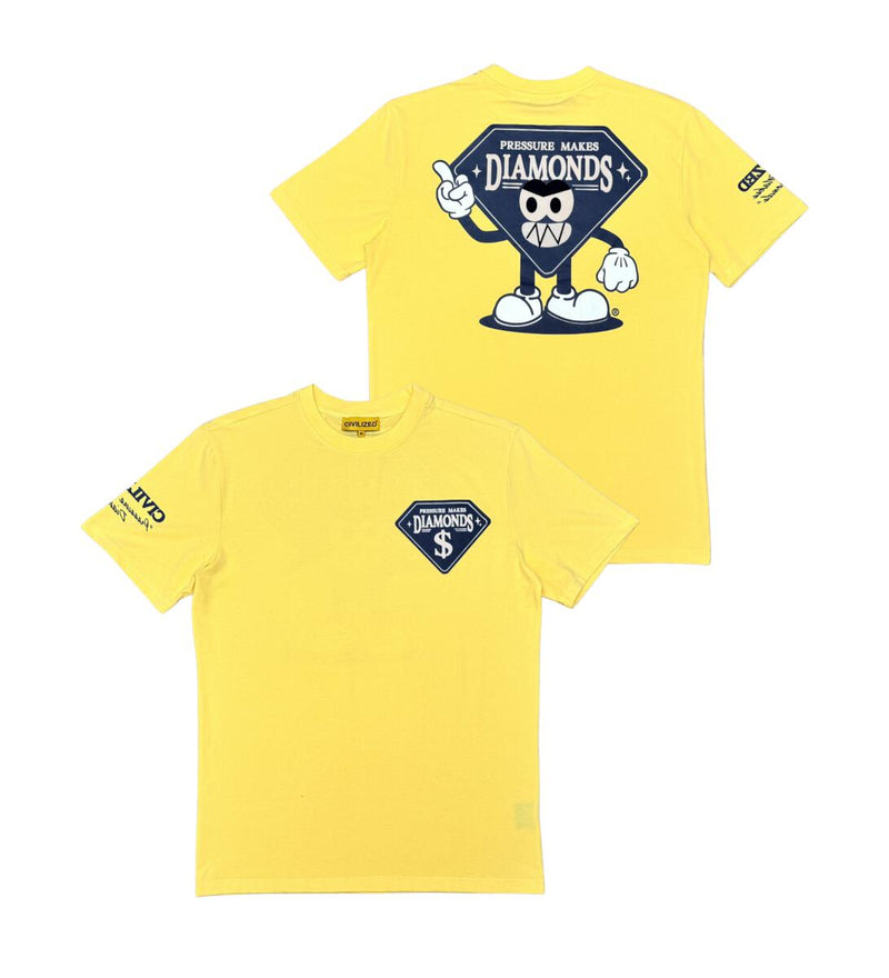 CIVILIZED DIAMONDS TEE (CV5641 LEMON)