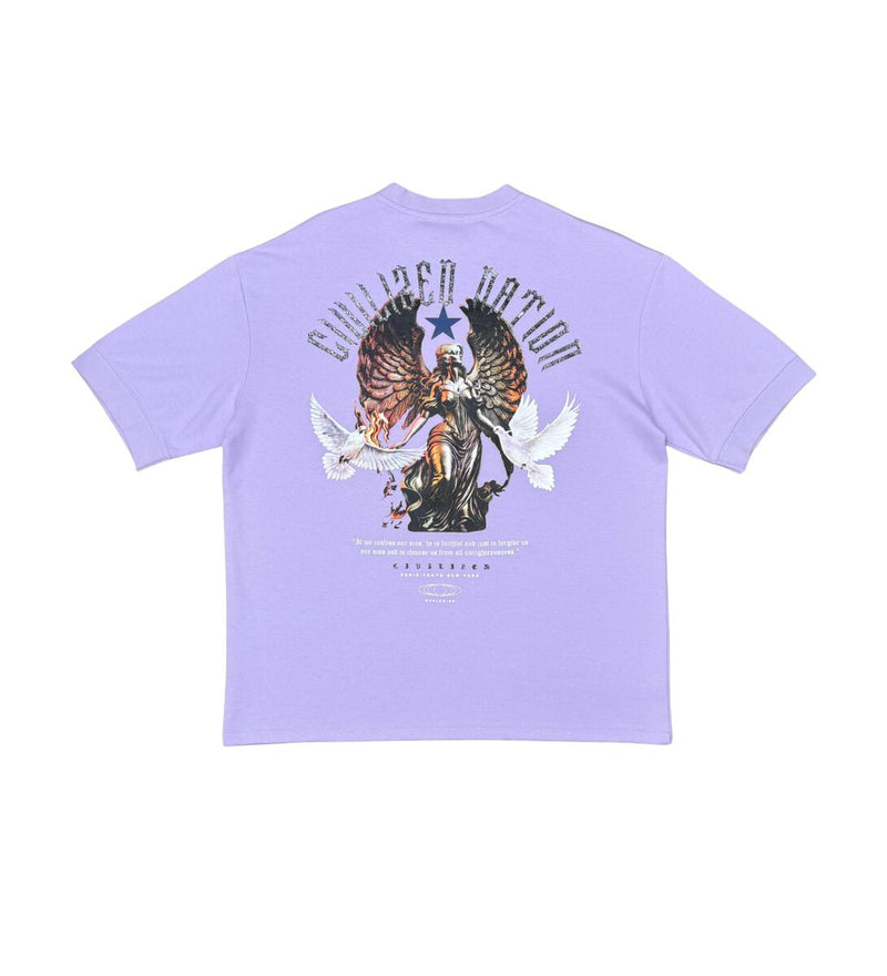 LOWLESS OVER SEIZE REDEMPTION TEE (CV5706 LILAC)