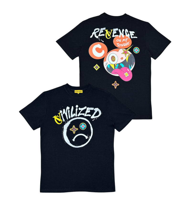 CIVILIZED REVENGE TEE (CV5730 BLACK)