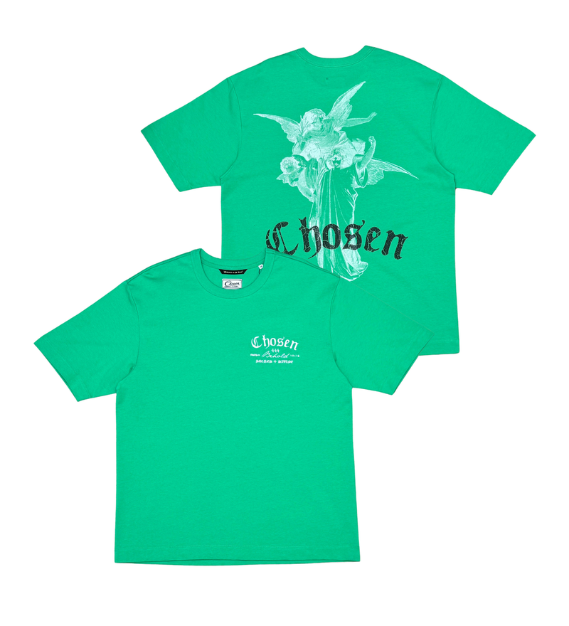 THREE ANGELS TEE-SHAMROCK