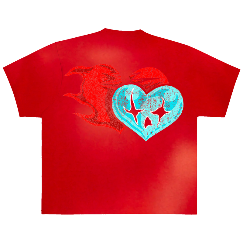 LOVE SONG TEE-RED