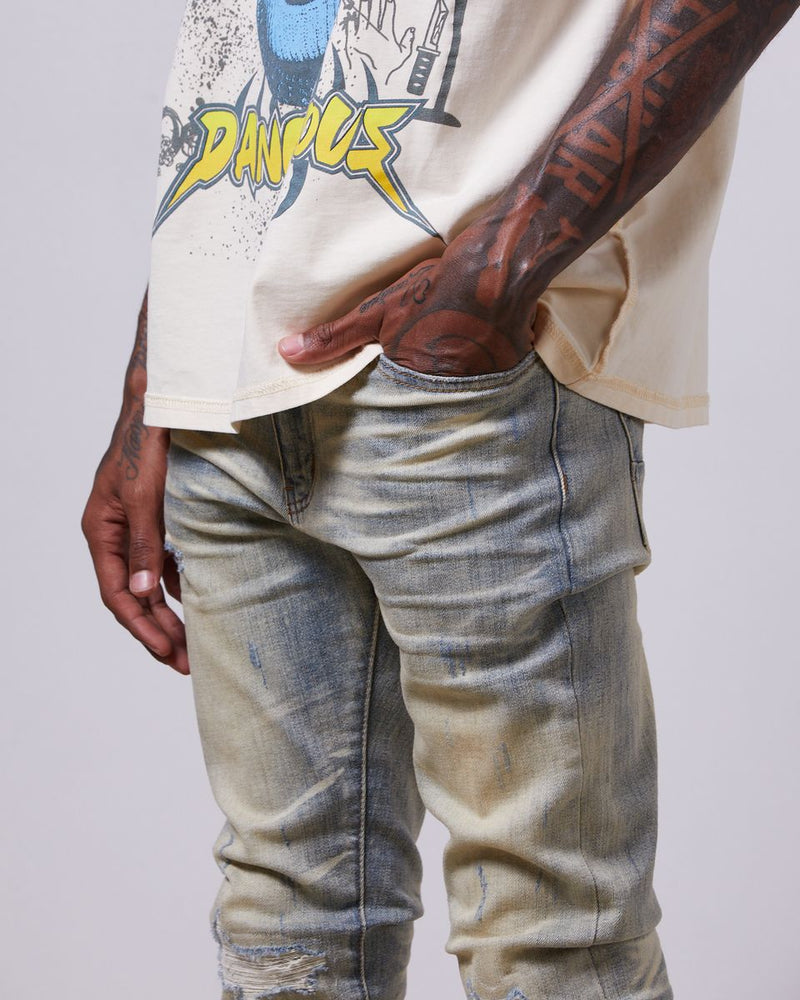 DRIP LT WASH DENIM