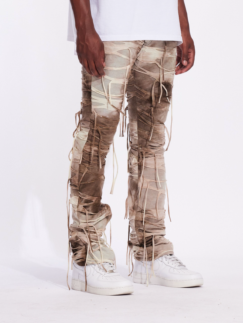 Valley Flare Stacked Denim (Sand Storm)