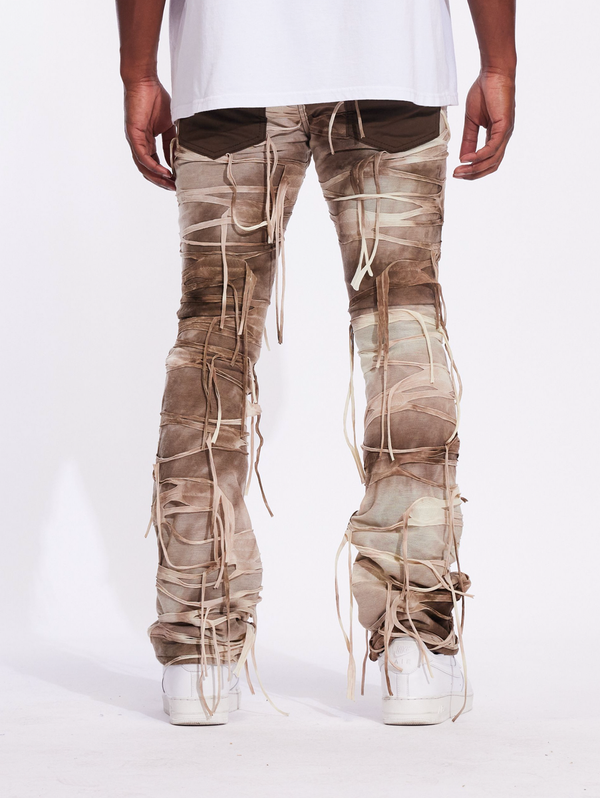 Valley Flare Stacked Denim (Sand Storm)