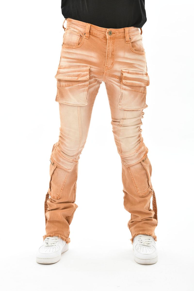 CARGO DENIM / STACKED TWILL PANTS (VC-427 / MUSTARD SEED)