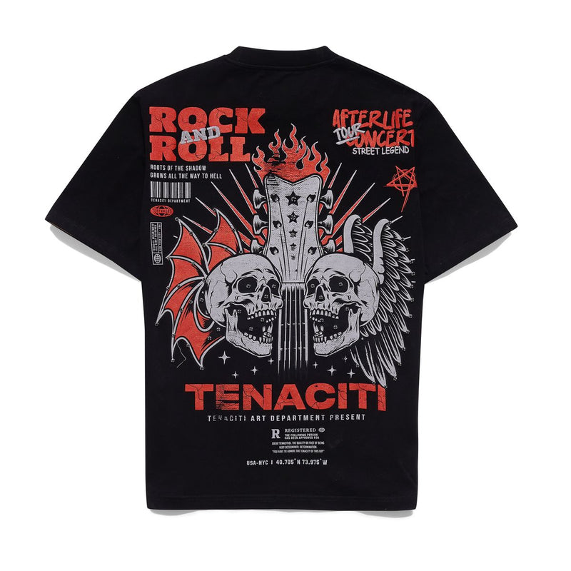 ROCK HEAD TEE - BLACK