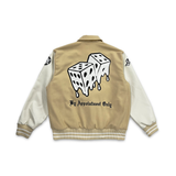 VARSITY JACKET (BEIGE / CREAM)