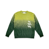 BY APPT MOHAIR SWEATER-GRADIENT GREEN