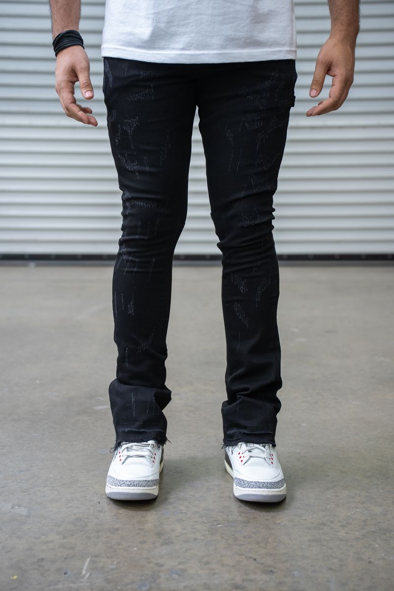 DMT-24-005  NAQAB PREMIUM STRETCH STACKED DENIM