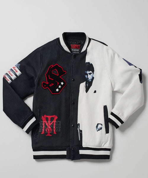 BESPOKE SKIN Mens Tv Series Al Pacino Scarface movie Jacket