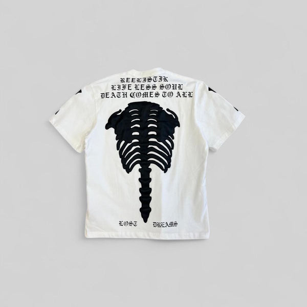 REELISTIK BONES TEE-WHITE