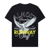 RUNWAY TEE-BLACK