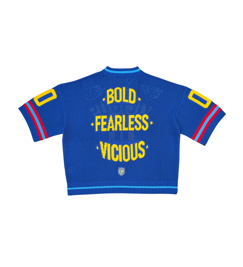 VICIOUS CROP JERSEY (VC731 BLUE)