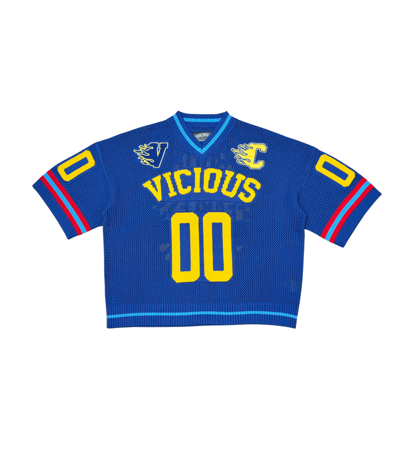 VICIOUS CROP JERSEY (VC731 BLUE)