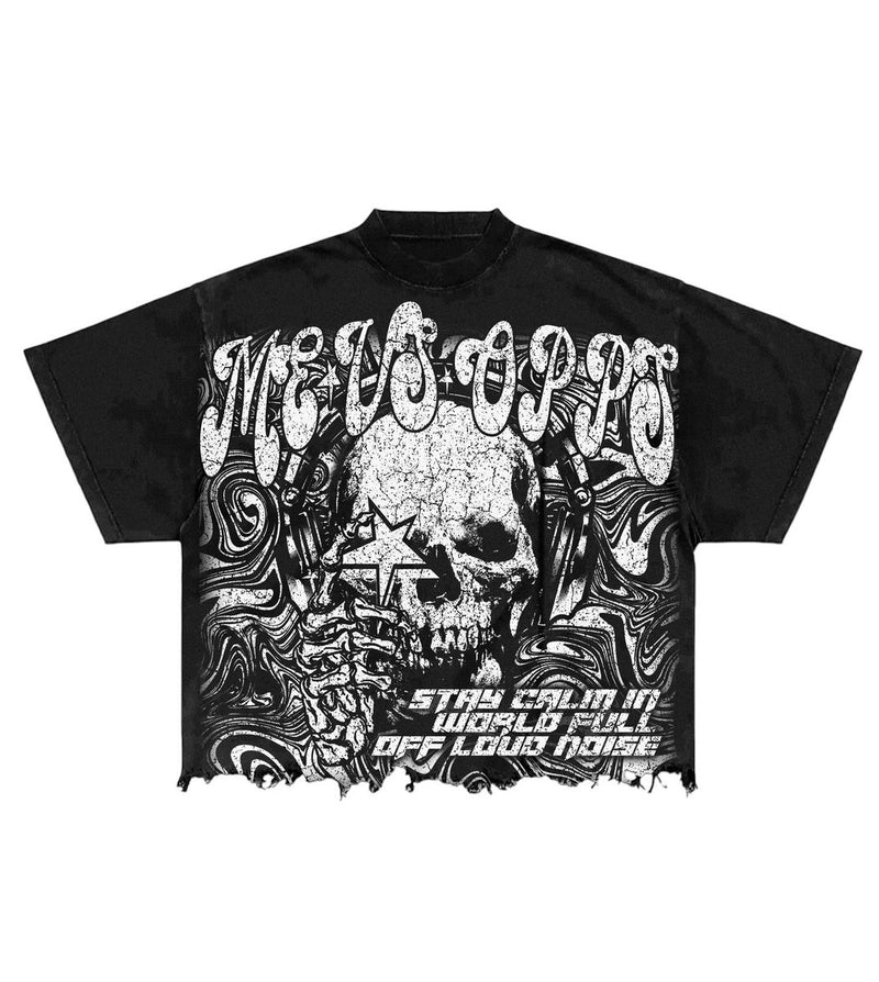 STAY CALM TEE- BLACK