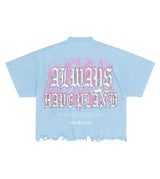 ALWAYS HAVE PLAN B TEE- LT BLUE