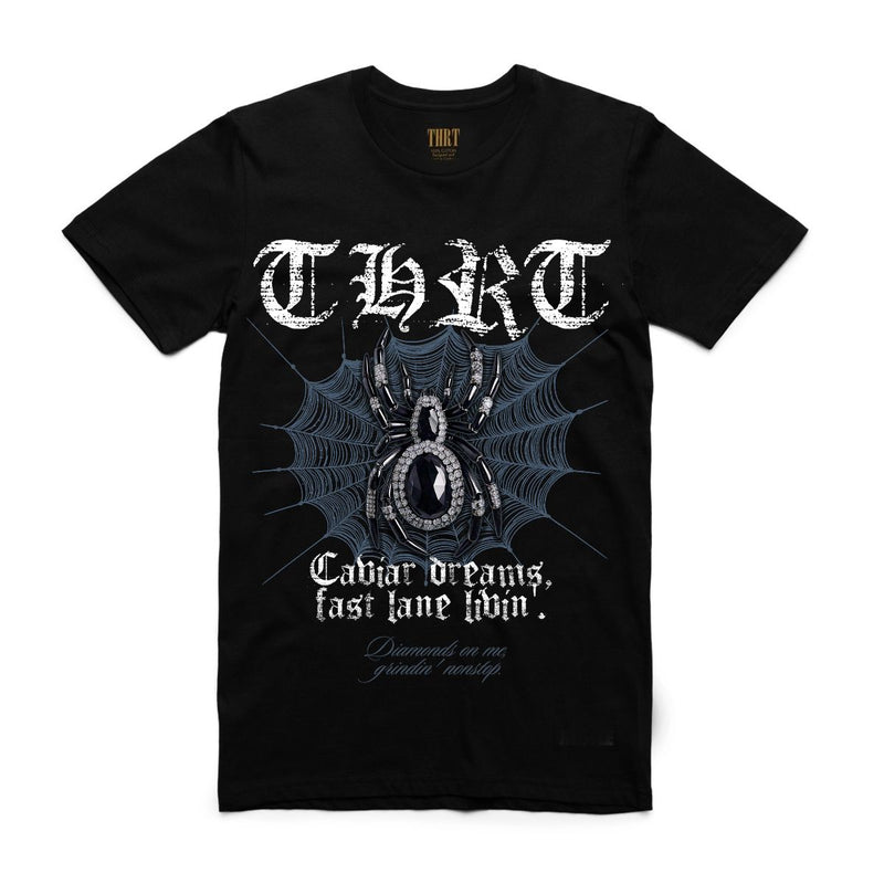 WIDOW CAVIAR TEE - BLACK