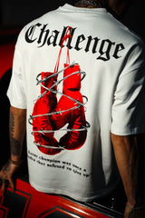 CHALLENGE T-SHIRT (SS25-184 WHITE)