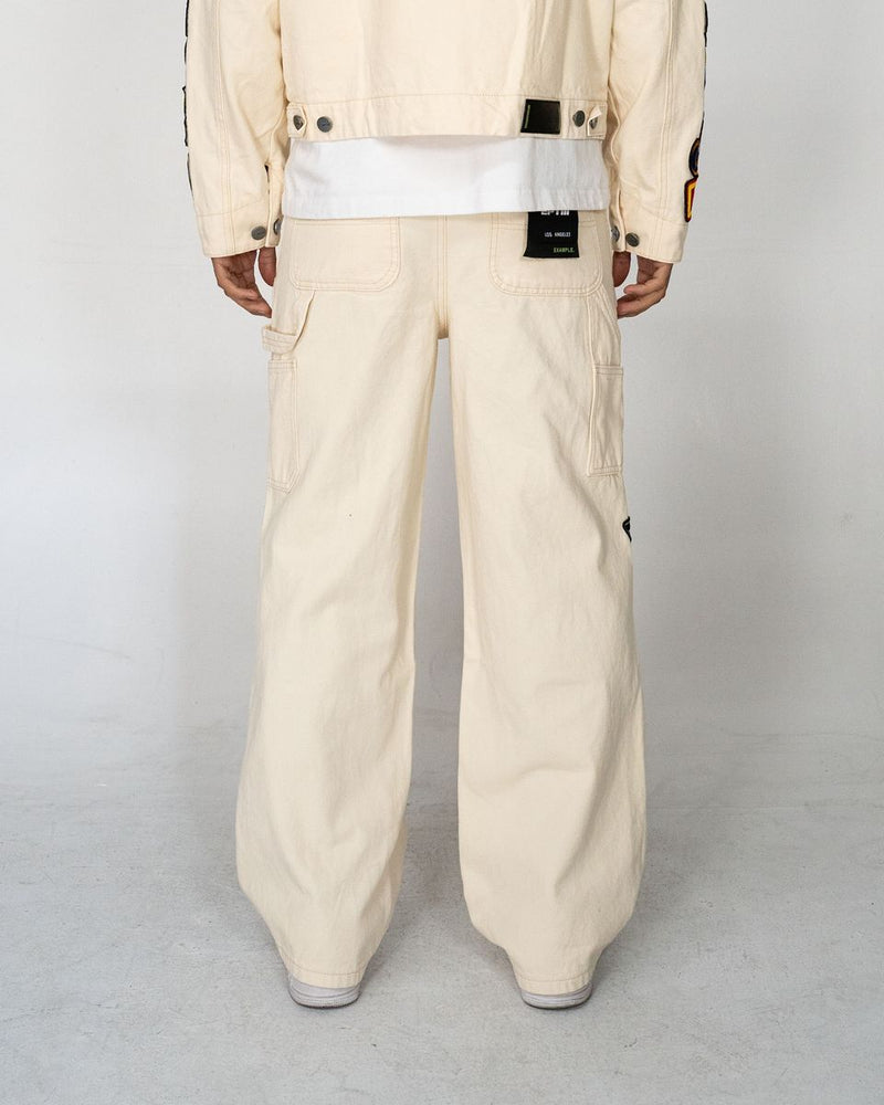 TURBO CARPENTER PANTS-CREAM