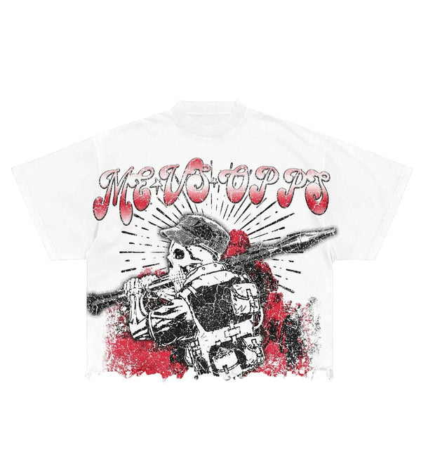 HONORABLE FIGHTER TEE-  WHITE