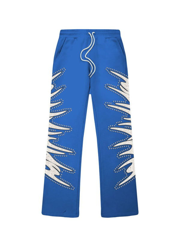 Misfits Terry Flares Pants - Blue
