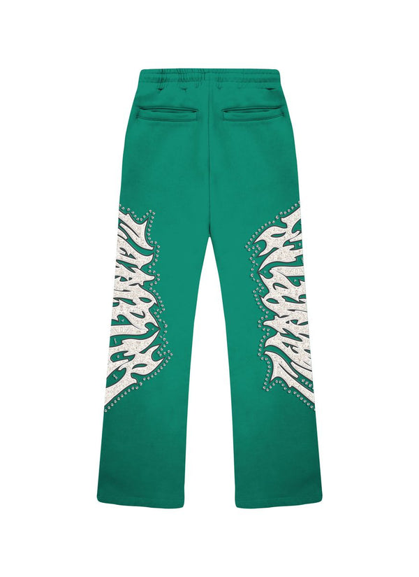 Misfits Terry Flares Pants - Green