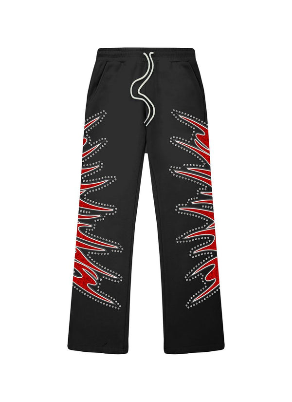 Misfits Terry Flares Pants - Black