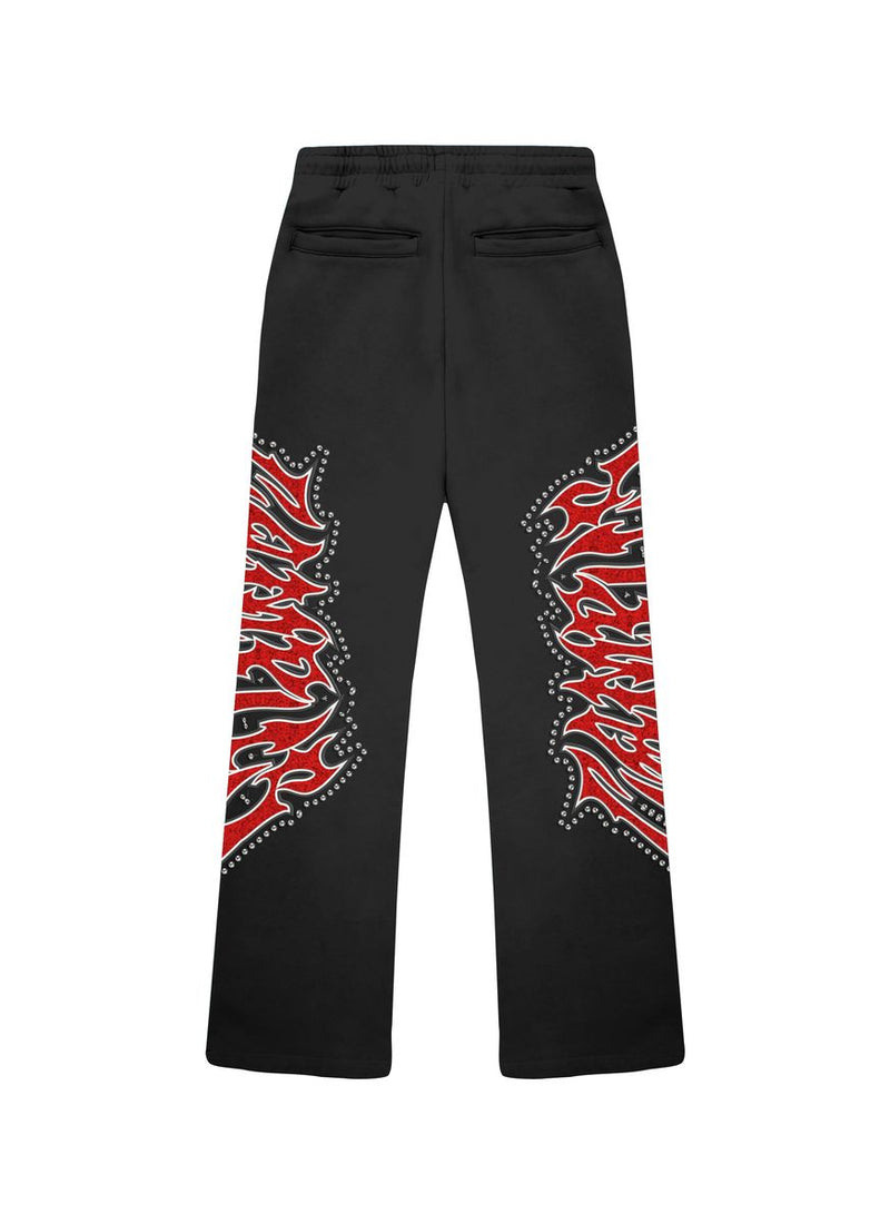 Misfits Terry Flares Pants - Black