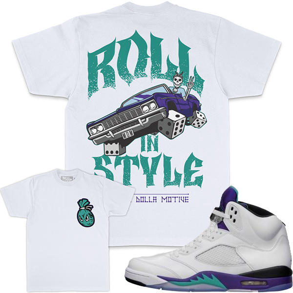 Roll in Style - White T-Shirts
