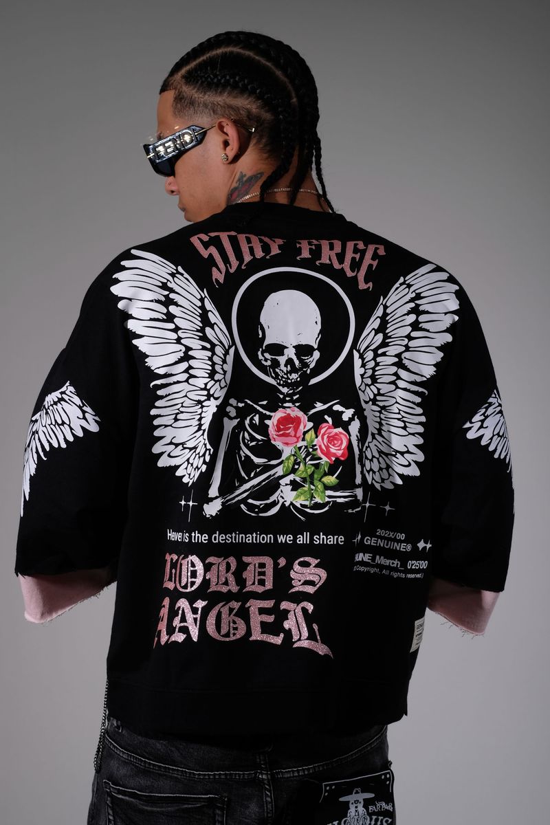 Lord's angel tshirt (GN6255-BLK)