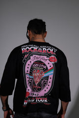 Worldtour Cropped tshirt - Black