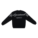 DO NOT DISTURB CREW NECK - BLACK