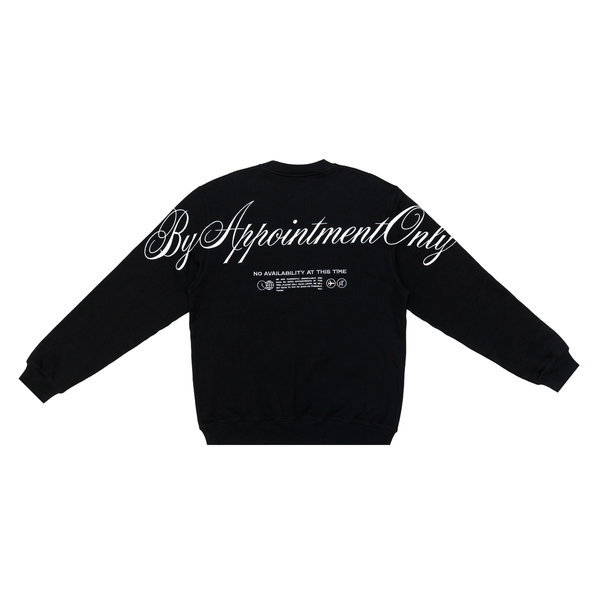 DO NOT DISTURB CREW NECK - BLACK