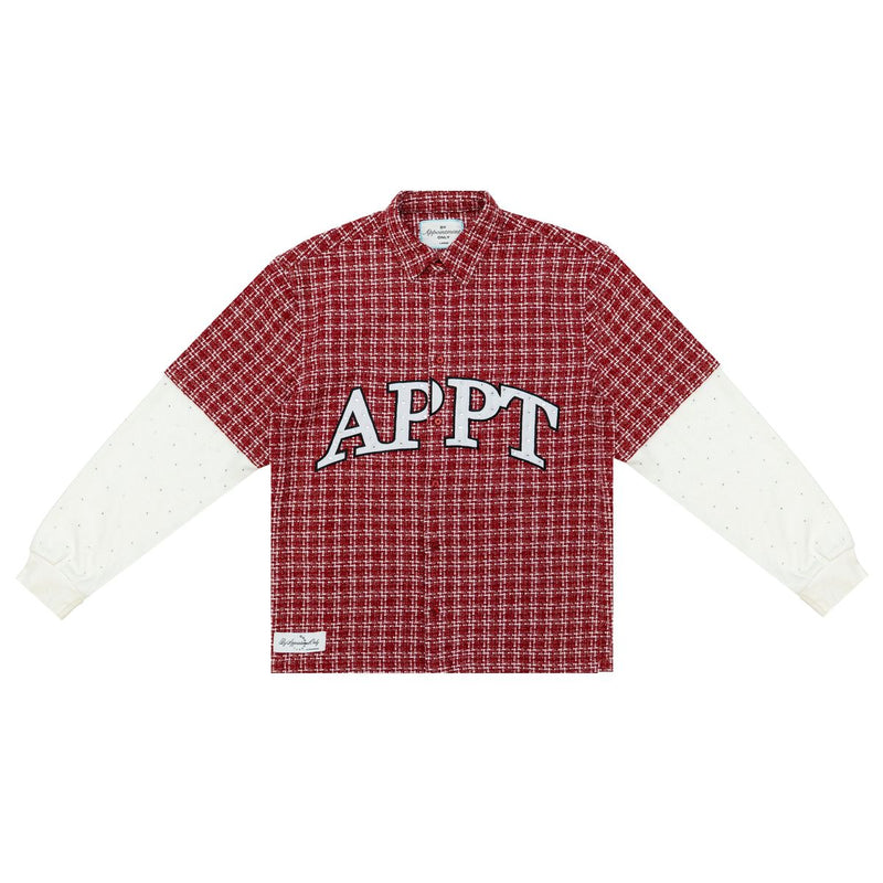 STATIC FLANNEL BUTTON UP - RED