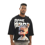 Make Money Cropped Tee - Black
