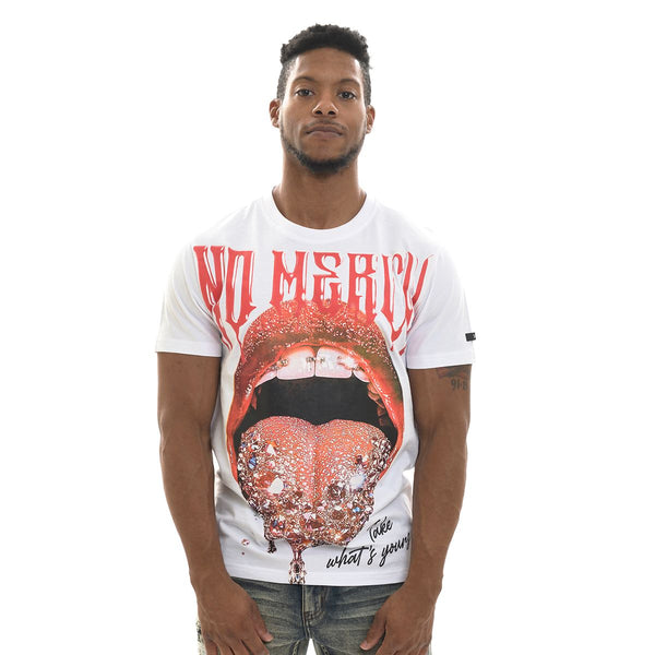 No Mercy Tee - White
